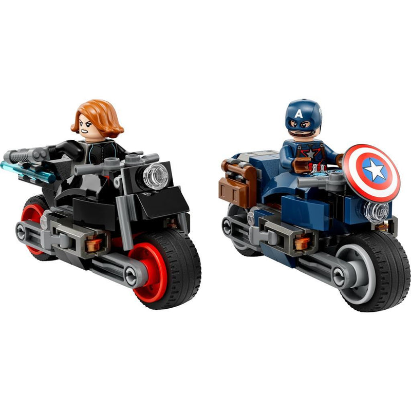 Afbeelding laden in galerijviewer, Lego Marvel 76260 Captain America en Black Widow Motoren

