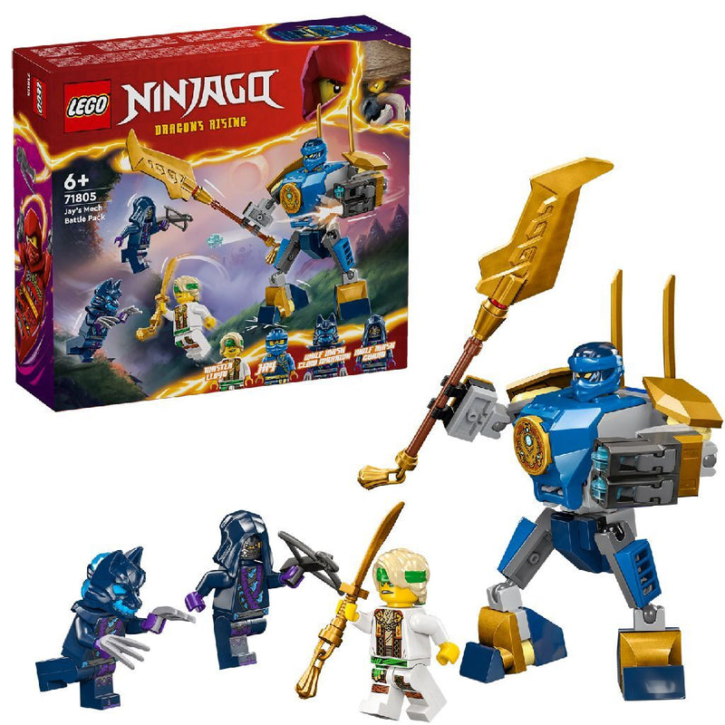 Afbeelding laden in galerijviewer, Lego ninjago 71805 jays mecha strijdpakket
