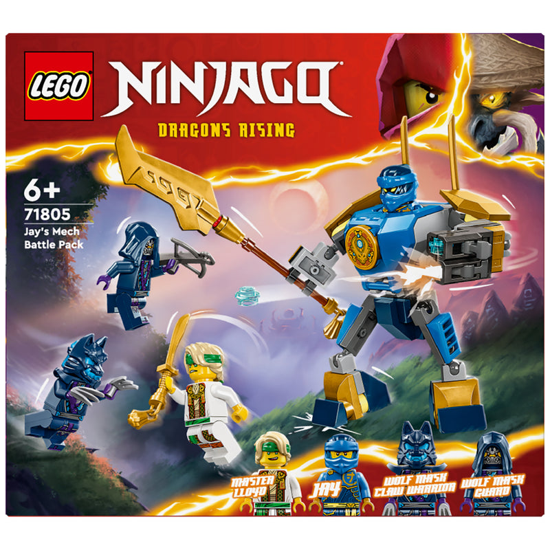 Afbeelding laden in galerijviewer, Lego ninjago 71805 jays mecha strijdpakket
