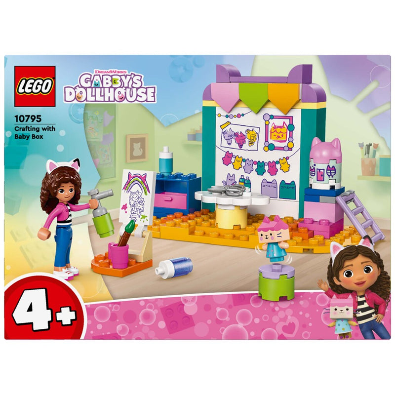 Afbeelding laden in galerijviewer, Lego 10795 gabby's dollhouse knutselen met babykit
