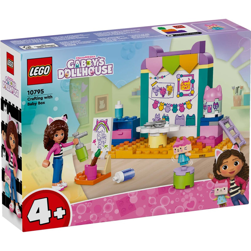Afbeelding laden in galerijviewer, Lego 10795 gabby's dollhouse knutselen met babykit
