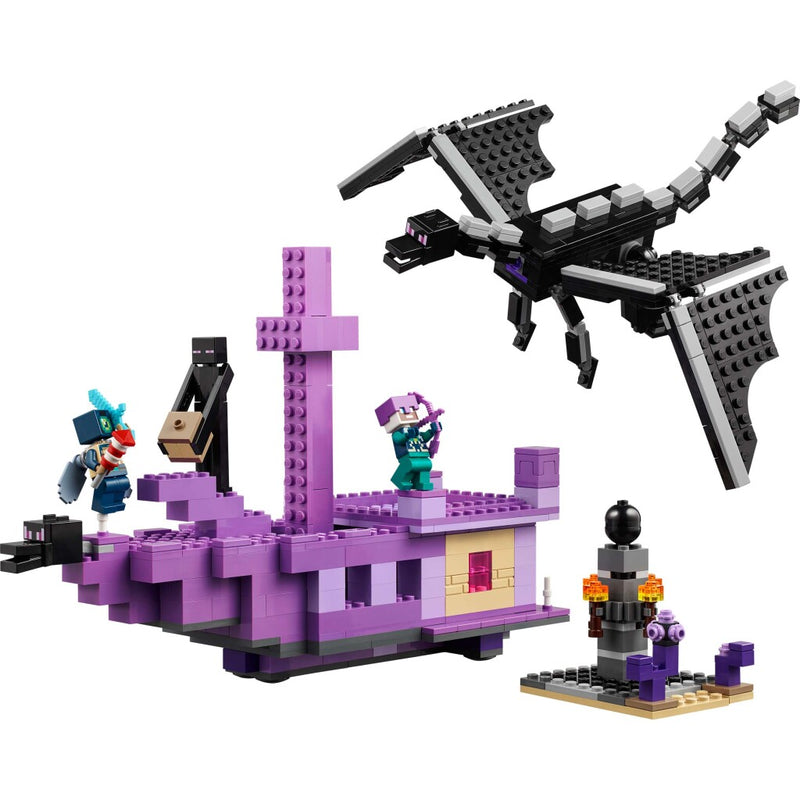 Afbeelding laden in galerijviewer, Lego 21264 minecraft de enderdraak en end-schip
