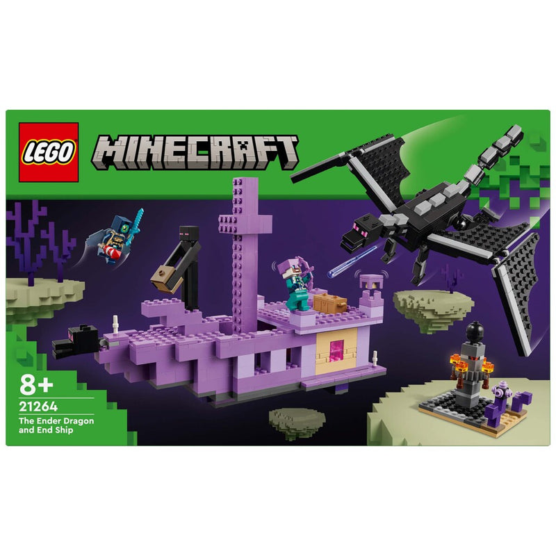 Afbeelding laden in galerijviewer, Lego 21264 minecraft de enderdraak en end-schip
