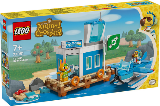 Lego animal crossing vlieg met dodo airlines