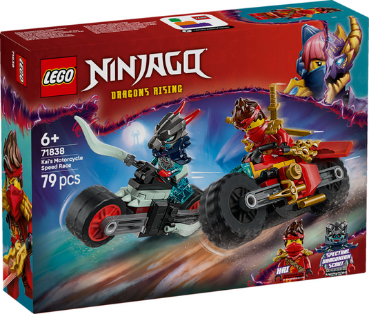 Lego ninjago 71838 kai's motorrace
