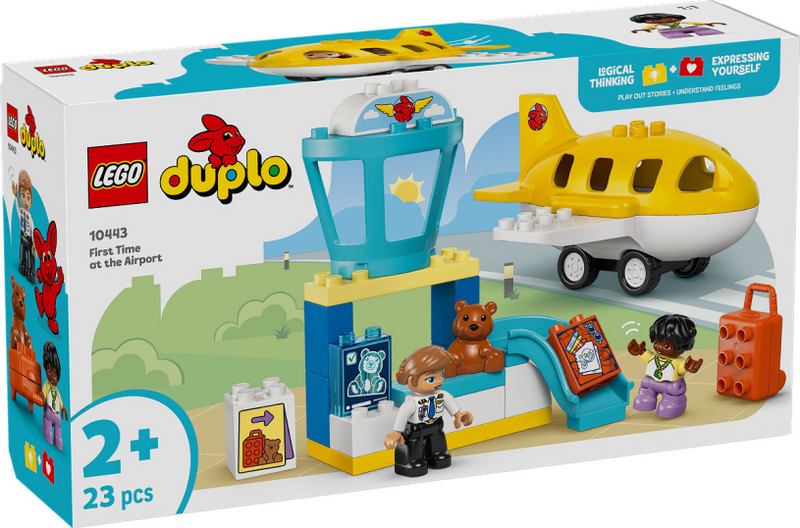 Afbeelding laden in galerijviewer, Lego duplo voor het eerst op het vliegveld educatief speelgoed voor peuters 10443
