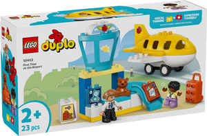 Lego duplo voor het eerst op het vliegveld educatief speelgoed voor peuters 10443