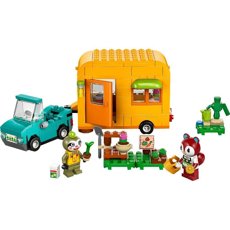 Afbeelding laden in galerijviewer, Lego animal crossing 77054 leifs caravan en winkel
