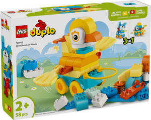 Lego duplo 10448 3-in-1 dieren op wielen peuterspeelgoed