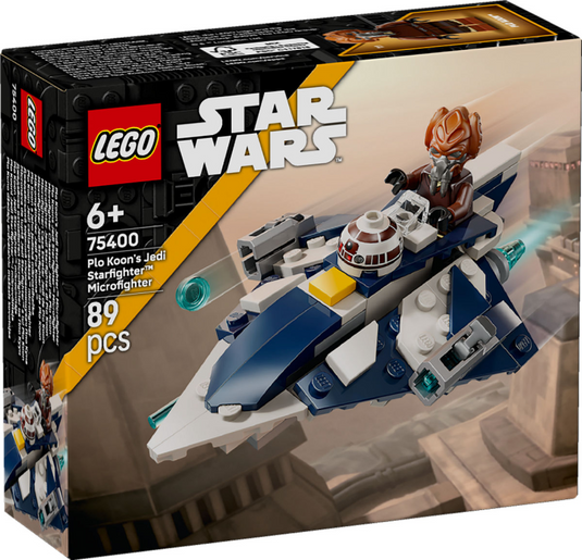 Lego star wars plo koons jedi starfighter microfighter bouwbaar speelgoed voor kinderen 75400