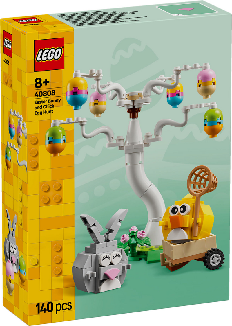 Afbeelding laden in galerijviewer, Lego iconic eieren zoeken met konijn en kuiken
