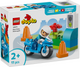 Lego duplo town - blauwe politiemotor educatief montessori speelgoed voor kinderen - 10471