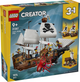 Lego creator 3in1 klassiek piratenschip piraten boot speelgoed voor kinderen 31387