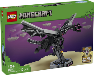 Lego minecraft de enderdraak draak speelgoed voor kinderen en kinderkamer decoratie 21595