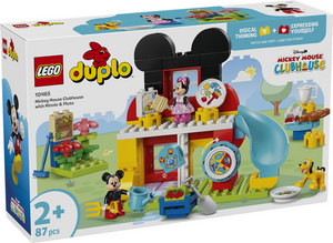 Lego duplo - disney mickey mouse clubhuis met minnie en pluto bouwpakket voor kinderen - 10465