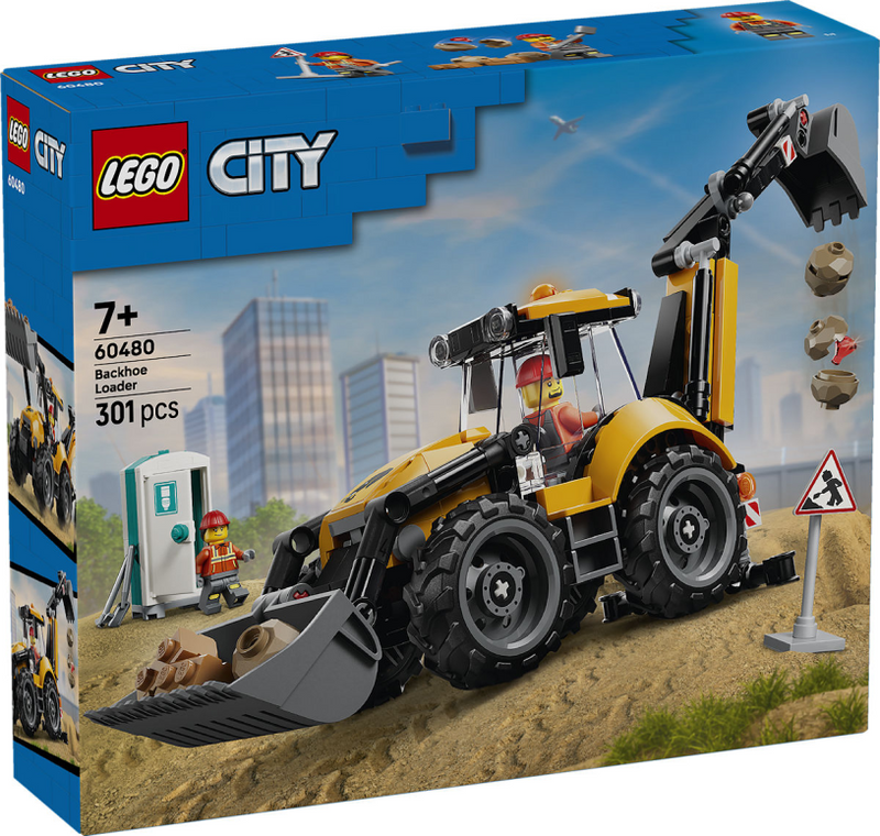 Afbeelding laden in galerijviewer, Lego city gele graaflaadmachine
