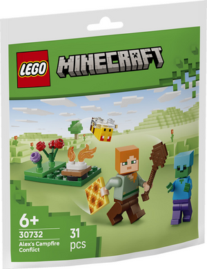 Lego impulse bag - minecraft alex de strijd bij het kampvuur