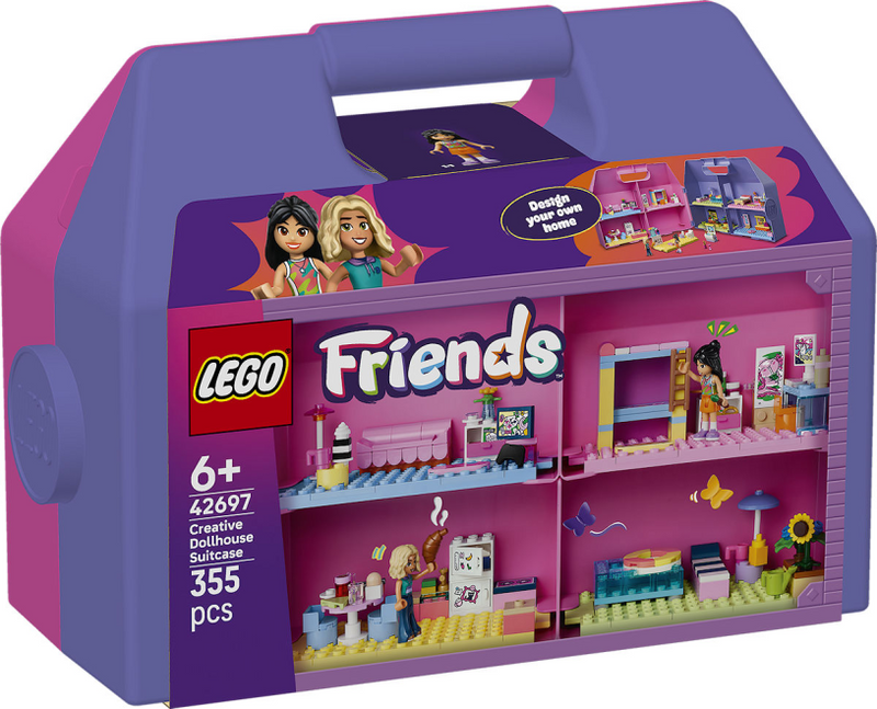 Afbeelding laden in galerijviewer, Lego friends creatieve poppenhuiskoffer
