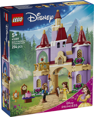 Lego ǀ disney princess het betoverde kasteel van belle en het beest bouwpakket voor kinderen 43289