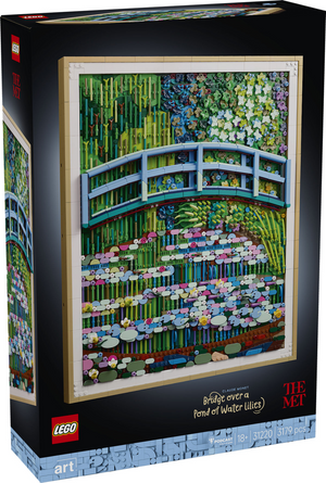Lego ® art claude monet – brug over een vijver met waterlelies 31220