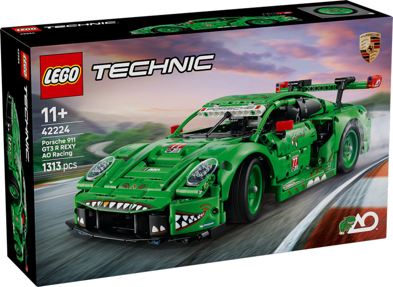 Afbeelding laden in galerijviewer, Lego technic porsche 911 gt3 r rexy ao racing auto
