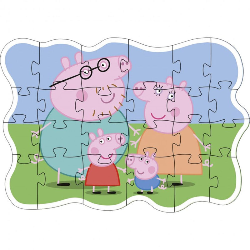 Afbeelding laden in galerijviewer, Puzzel peppa pig familie. 24 stukjes. 3+
