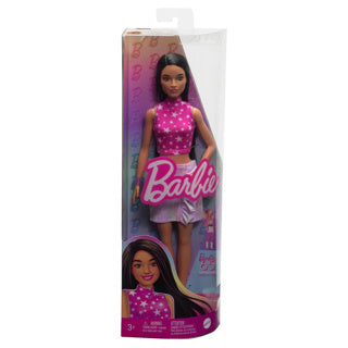 Afbeelding laden in galerijviewer, Barbie pop fashionista roze trui donker haar | 3 stuks
