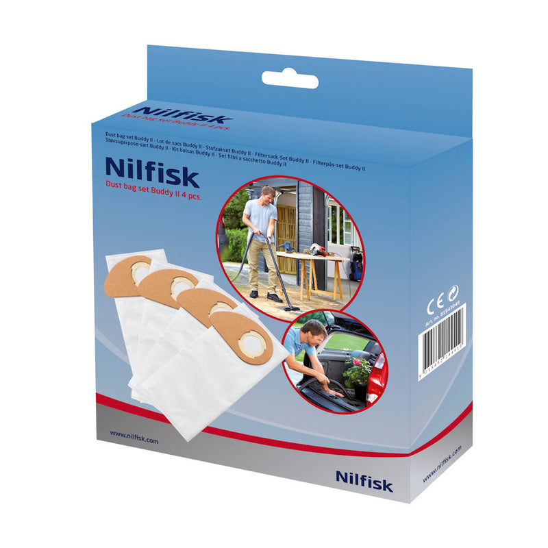 Afbeelding laden in galerijviewer, Nilfisk stofzak niflisk buddy 2
