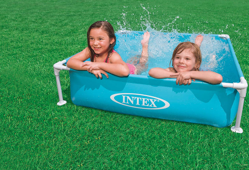 Afbeelding laden in galerijviewer, Intex mini frame kinder zwembad blauw, 122x122 cm, leeftijd 3+
