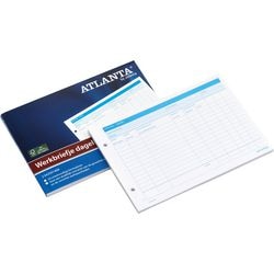 Werkbriefjes dagelijks a5425-014 21x14,8cm enkelvoud 50vel