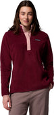 Columbia benton springs™ 1 2 snap pull over ii dames outdoortrui - rich wine, eraser pink