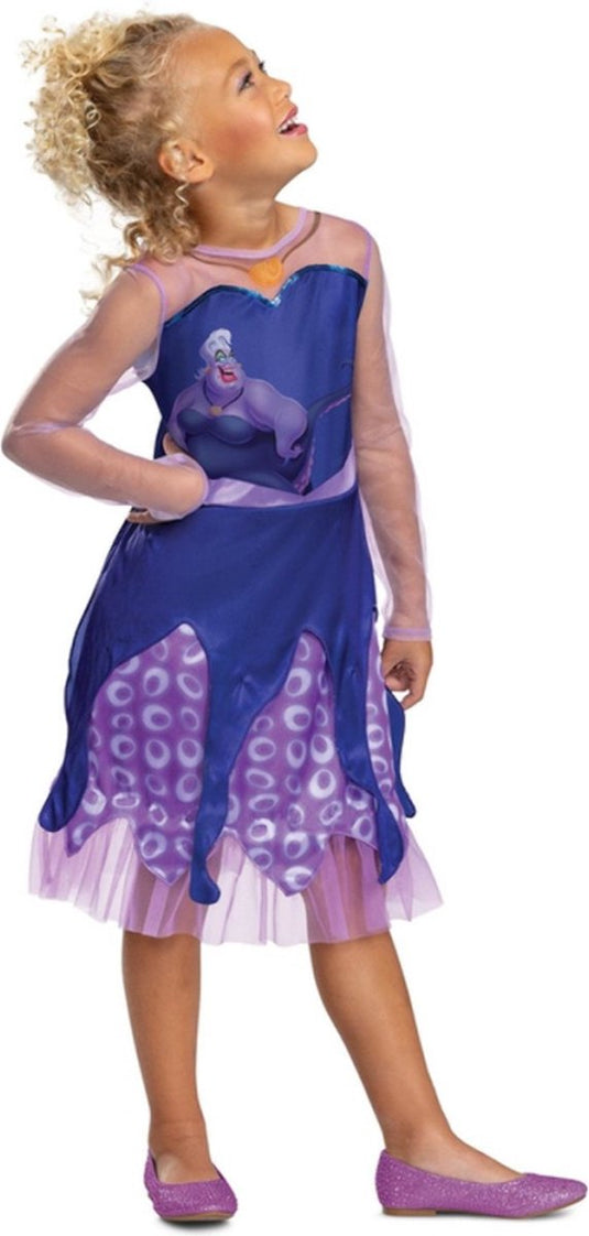 Disguise disney villains, ursula classic jurk kind s (5 - 6) s