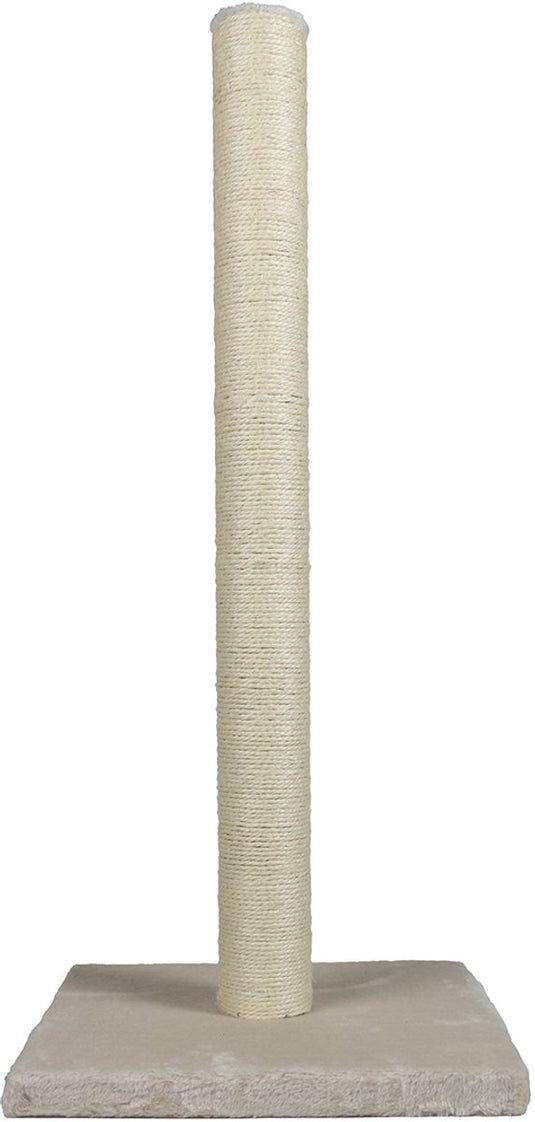 Ebi classic highpost krabpaal - krabstam met sisal en pluche ligplek - compact - 40x40x90cm - beige