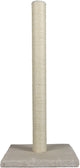 Ebi classic highpost krabpaal - krabstam met sisal en pluche ligplek - compact - 40x40x90cm - beige