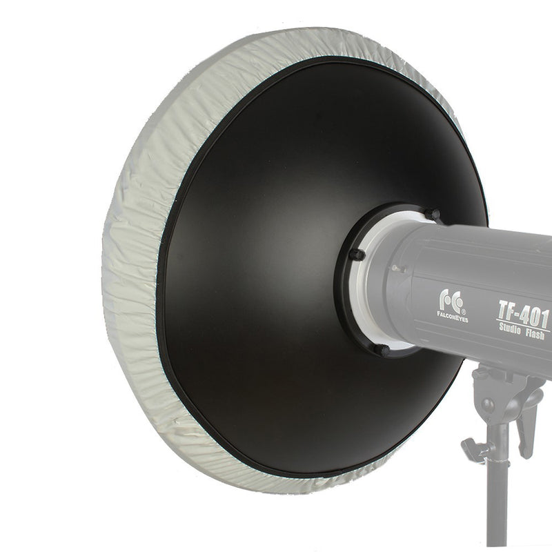 Afbeelding laden in galerijviewer, Studioking beauty dish wit sk-bd550w 55 cm met honingraat
