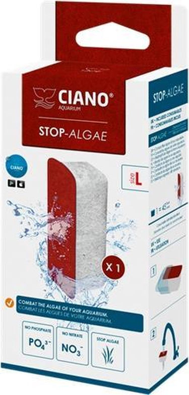 Ciano vervangende large pads voor aquarium filter cfbio150 en cfbio250 - type: stop-algue