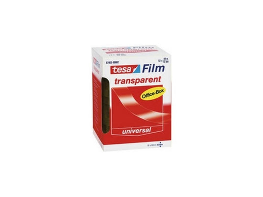 Tesa film office-box 66m x12mm pak met 12 stuks