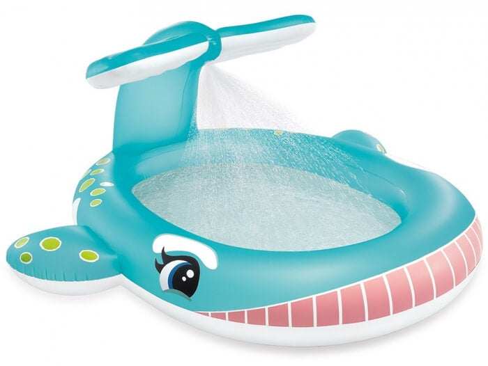 Afbeelding laden in galerijviewer, Walvis zwembad met watersproeier
