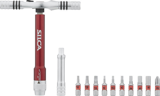 Afbeelding laden in galerijviewer, Silca t-ratchet + ti-torque kit
