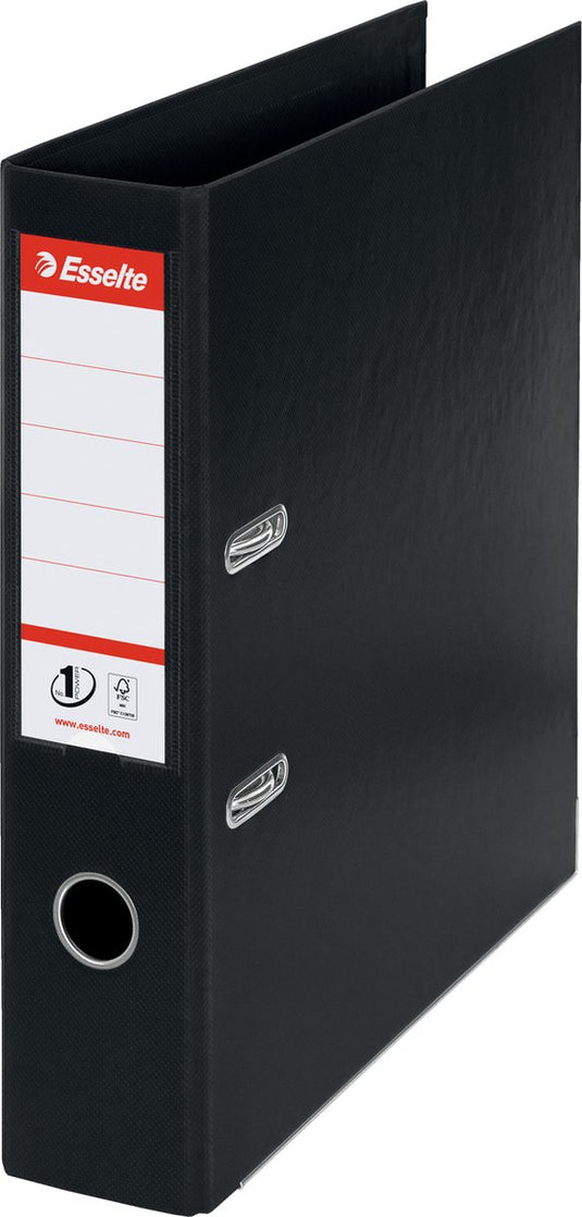 Esselte ordner power nr 1 vivida - a4 formaat - rugbreedte van 75mm - zwart