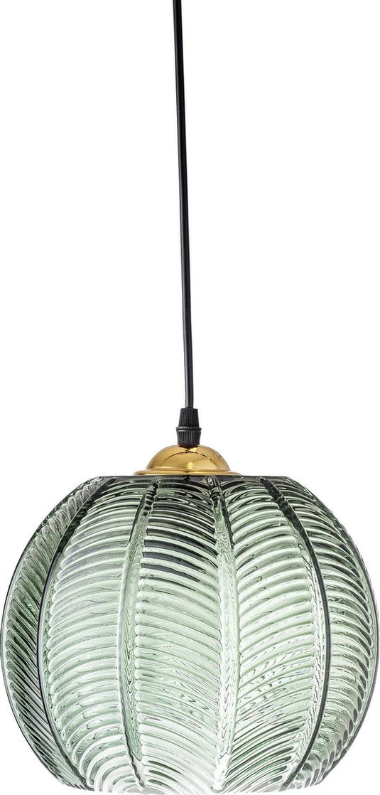 Bloomingville hanglamp glas adar groen