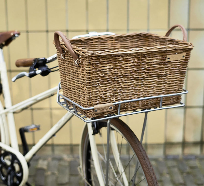 Afbeelding laden in galerijviewer, Basil Portland Classic - fietsmand - voorop - bruin
