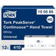 Handdoeken tork peakserve wit 1-laags