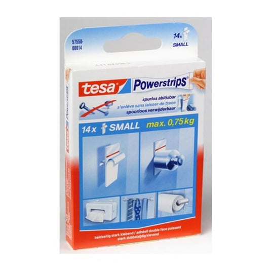 Tesa® powerstrips tesa powerstrips 1,5x3,5cm 750gr 14 stuks