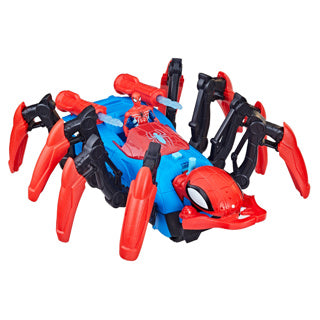 Hasbro marvel spider-man crawl and blast spider - speelgoedvoertuig