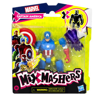 Afbeelding laden in galerijviewer, Hasbro mixmashers avengers figuur captain america | 2 stuks
