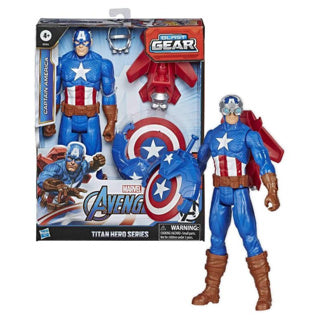 Afbeelding laden in galerijviewer, Hasbro avengers titan hero blast gear captain america 30 cm
