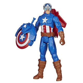 Afbeelding laden in galerijviewer, Hasbro avengers titan hero blast gear captain america 30 cm
