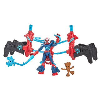 Afbeelding laden in galerijviewer, Hasbro spiderman bend n flex space mission flex jet
