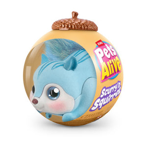 Zuru – scurry'n run – pluche eekhoorn – interactief – mysterie capsule